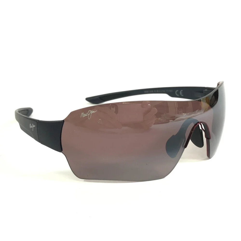 Maui Jim Sunglasses NIGHT DIVE MJ521-03M Matte Blue Frames with Maui Rose Lenses